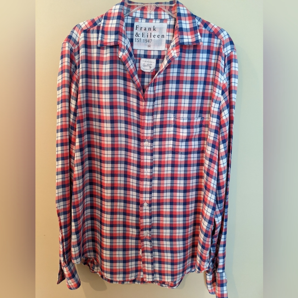 Frank & Eileen flannel, relaxed, unisex, natural fiber